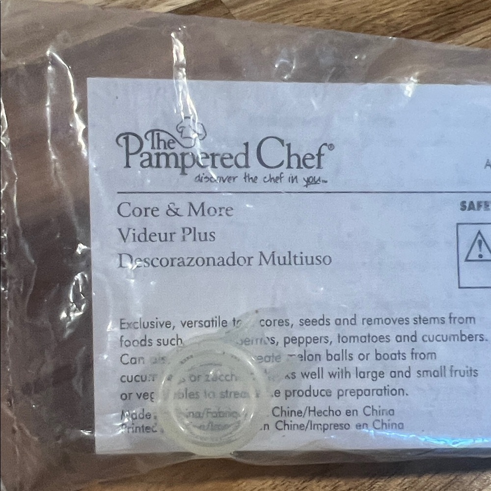 Pampered Chef Core & More Nylon and Stainless Steel #1176 Melon Baller NIP